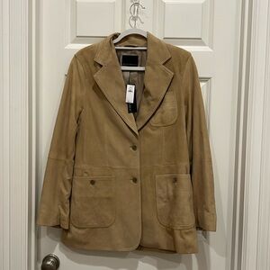 Banana Republic Suede Blazer NWT